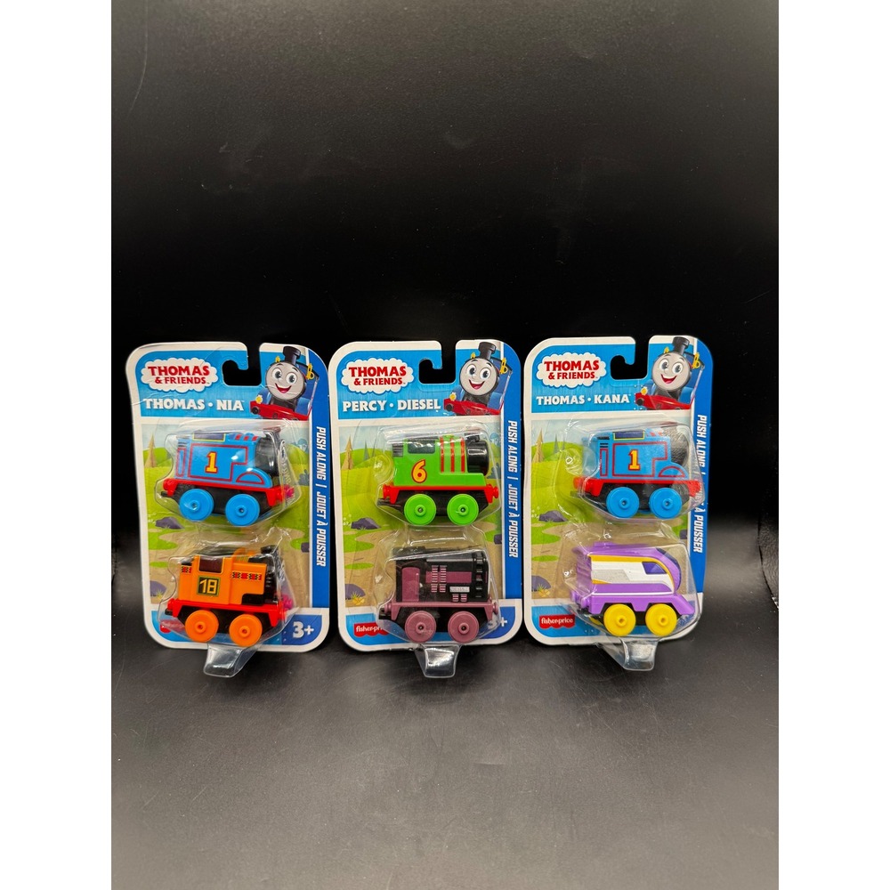Thomas & Friends Push Along Die-Cast 2-Packs Lot Thomas Nia Percy Diesel Kana